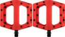 Paar DMR V11 Flat Pedalen Rood