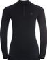 Damen Langarmshirt 1/2 Zip Odlo Performance Warm Eco Grau