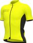 Maillot Manches Courtes Alé Color Block Jaune Fluo