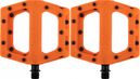 Paire de Pédales Plates DMR V11 Orange