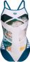 Arena Planet Swimsuit Super Fly White/Blue