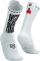 Compressport Pro Racing v4.0 Bike IronMan 2025 Todo es posible Calcetines Blanco/Negro/Rojo