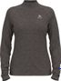 Donna Odlo Tencia Full Zip Grey S Fleece