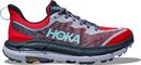 Hoka Mafate Speed 4 Trail Shoes Red/Blue/Black Uomo