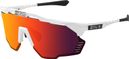 Scicon Aeroshade Kunken Sunglasses - White/Red Mirror