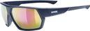 Uvex Sportstyle 238 Deep Space/Red Mirror Sunglasses
