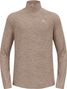 Odlo 1/2 Zip Run Easy Beige Maglia a manica lunga