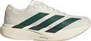 Chaussures Running adidas Adizero Evo SL Blanc/Vert Homme