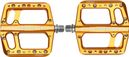 Paar platte pedalen HT Components Raven ANS12 Oranje
