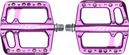 Paar platte pedalen HT Components Raven ANS12 Paars