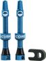 Valvola Cushcore per tubeless - 55 mm (coppia) - blu