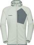 Forro polar ligero con capucha Mammut Aenergy Light Hombre Verde claro