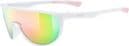 Uvex Sportstyle 515 Kinderbrille Weiß/Spiegelgläser Pink