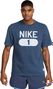 Maglietta Nike Dri-Fit Gym Culture Blue Uomo