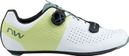 Northwave Storm Carbon Wit/Groen Heren Routeschoenen