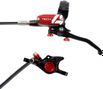 Hope Tech4 X2 Disc Break - Front Black / Red Standard Hose