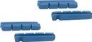 XLC 2 Pairs of Brake pads to Carbon rim Cartridge 55 mm Blue