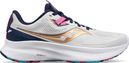 Chaussures Running Saucony Guide 15 Prospect Blanc Or Bleu Homme