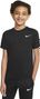 Nike Dri-Fit Miler Jersey met korte mouwen Zwart Jongen
