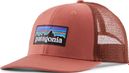 Patagonia P-6 Logo Trucker Cap Rosso Unisex