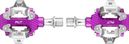 Paire de Pédales Automatiques Wolft Tooth ALT XC Clipless Pedal Violet