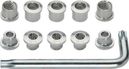 Kit Vis Cheminées FSA Double Plateau Argent