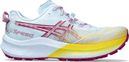 Asics Fujispeed 2 Blue Pink Women's Trail Running Shoes