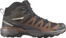 Salomon X Ultra 360 Mid GTX Hiking Shoes, Black/Brown, Men's