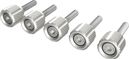 Stashed LodeStar Schnellverstell-Set (5 x M6) Silber