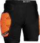 Pantaloncini protettivi Cairn Proxim D3O Nero/Arancione Unisex