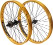 Paire de roues BMX KHE PRISM 20 pouces or