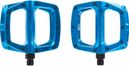 Paar DMR V8 Flat Pedals Electric Blue