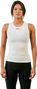 Wilma Merinos Gaia Sleeveless Base Layer for Women, Ecru