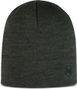 Unisex Buff Midweight Merino Beanie Dark Grey