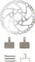 Shimano SLX 180mm disc + BO5S organic pads pack