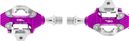 Pair of Wolft Tooth LED Gravel Clipless Pedals Purple