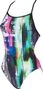 Women's one-piece swimsuit ARENA Vivid Booster Pink Black