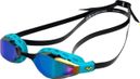 Arena Air Sonic Mirror Black and Blue Mirrored Swimming Goggles