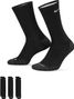 Calcetines Nike Everyday Max Cushion Crew Unisex (x3) (3 Pares) Negro