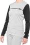 Maillot de manga larga para mujer 100% Ridecamp Gris / Negro