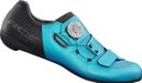 Paar Shimano RC502 Dames Wegschoenen Turquoise Blauw