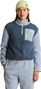 Fleecejacke The North Face Yumiori 1/4 Zip Grau/Blau Damen