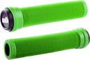 Pair of Odi Longneck Flangeless Grips 135mm Green