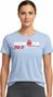 T-Shirt Manches Courtes Ironman 70,3 Westfriesland Bleu Femme