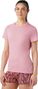 Maglietta tecnica Smartwool Merino Pink da donna