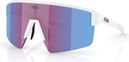 Lunettes Unisexe Bliz P004 M Blanc Mat/Rose Violet Bleu Miroir