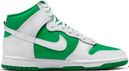 Chaussures Nike Sportswear Dunk High Retro Vert Blanc