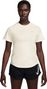 Maillot de manga corta Nike Swift Beige para mujer