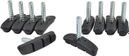 Porte patin vtt a tige asymetrique 62mm (5 pr)