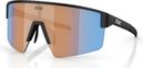 Unisex-Brille Bliz P004 Mattschwarz/Koralle Orange Blau Gespiegelt